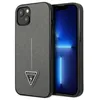 Image de Coque - Guess - Saffiano Triangle Logo - Argent - iPhone 14 Plus - Protection chocs