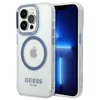 Image de Guess Metal Outline MagSafe - Coque pour iPhone 14 Pro (Transparente) - 3666339069803