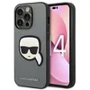 Image de Coque pour iPhone 14 Pro - KARL LAGERFELD - iPhone 14 Pro - Saffiano - Karl Head Patch - Argent