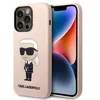 Image de Karl Lagerfeld Coque Silicone NFT Ikonik MagSafe pour iPhone 14 Pro - Rose