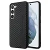 Image de AMG Coque Carbon Stripe Embossed pour Samsung Galaxy S23 - Noir Fibre de carbone Logo AMG
