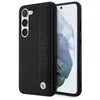 Image de Coque BMW cuir texturé Stripe pour Samsung Galaxy S23+   Noir/Blanc