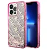 Image de Guess Liquid Glitter Transculent 4G - Coque pour iPhone 14 Pro Max (Rose) - 3666339116262