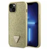 Image de Coque telephone - bumper telephone Guess GUHCP14MHDGTPD Coque rigide pour iPhone 14 Plus 67 Doré strass Triangle