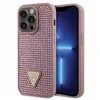 Image de Coque de téléphone - Guess - Triangle Strass - iPhone 14 Pro - Rose - Protection rayures