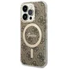 Image de Guess 4G MagSafe - Coque pour iPhone 14 Pro (Marron) - 3666339126896