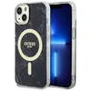 Image de Guess Marble MagSafe - Coque pour iPhone 14 (Noir) - 3666339127244