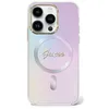 Image de Coque telephone - bumper telephone Guess GUHMP15LHITSU Coque Rigide pour iPhone 15 Pro 61 Violet IML Iridescent