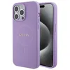 Image de Coque Guess Saffiano MagSafe pour iPhone 15 Pro - Purple