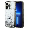 Image de Coque de téléphone - Karl Lagerfeld - Choupette - iPhone 14 Pro - Transparent - Paillettes liquides
