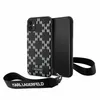 Image de Karl Lagerfeld Coque rigide iPhone 11 / XR 61 Monogramme Losange Saffiano Noir