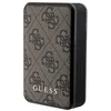 Image de Guess 4G Cuir Métal Logo - Power Bank 10000 mAh 18W (marron)