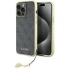 Image de Coque de téléphone - Guess - 4G Charms - iPhone 15 Pro Max - Gris - Souple