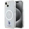 Image de Coque MagSafe - U.S. POLO ASSN. - iPhone 15 (61) - Transparent - Plastique haute qualité - Compatible MagSafe