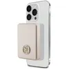 Image de Guess 4G Logo Métal Strass MagSafe - Power Bank inductive 5000 mAh 15W MagSafe (or)