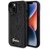 Image de Guess Sequin Script Metal - Coque pour iPhone 14 (noir)