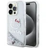 Image de Coque de téléphone - Hello Kitty - iPhone 13 Pro - Argent - Paillettes liquides - Rigide