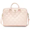 Image de Guess Quilted 4G Computer Bag - Sac ordinateur portable 15 / 16 (rose)