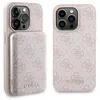 Image de Guess Bundle Pack MagSafe 4G Metal Gold Logo - Ensemble coque + Power Bank 5000mAh MagSafe iPhone 15 Pro Max (rose)