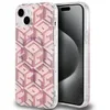 Image de Coque Guess IML GCube MagSafe pour iPhone 15 Plus - Pink
