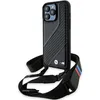 Image de Coque pour iPhone 15 Pro Max - BMW - Éco-cuir - Noir - Sportif - Carbon Stripe