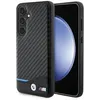 Image de Coque de téléphone - BMW - Samsung Galaxy S24 - Noir - Cuir écologique - Protection rayures