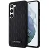 Image de Karl Lagerfeld Saffiano Monogram Metal Logo - Coque Samsung Galaxy S24+ (noir)