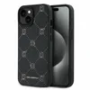 Image de Coque Karl Lagerfeld Leather MagSafe pour iPhone 15 - Karl Head