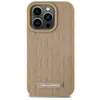 Image de Coque - KARL LAGERFELD - iPhone 14 Pro Max - Motif Monogramme - Logo Métallisé - Beige