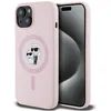 Image de Coque pour iPhone 15 Plus - Karl Lagerfeld Silicone MagSafe (KLHMP15MSCMCMKKCRHP) - Rose Karl&Choupette