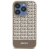 Image de Coque de téléphone - DKNY - iPhone 15 - Marron - Design élégant - Protection optimale
