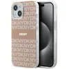 Image de Coque iPhone 15 Plus - DKNY - IML Mono & Stripe - Rose - Protection optimale - Élégant