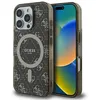 Image de Coque Guess IML 4G Background MagSafe pour iPhone 16 Pro - Brown