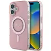 Image de Coque Guess IML Rhinestones MagSafe pour iPhone 16 - Pink