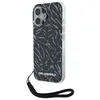 Image de Coque Téléphone - KARL LAGERFELD - iPhone 16 - Motif Zèbre - Cordon en Nylon - TPU/PC Souple
