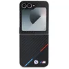Image de Coque - BMW - Galaxy Z Flip 6 - Tricolor Stripe - Motif Carbone - Protection Chocs et Rayures