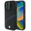 Image de Coque téléphone - BMW - iPhone 16 Pro Max - Cuir texturé - Noir - Robuste et élégant