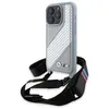 Image de Coque Carbon Stripe & Strap - BMW - BMHCP16X23PSCCG - Gris - iPhone 16 Pro Max - Souple
