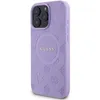 Image de Coque - GUESS - Saffiano Peony - iPhone 16 Pro Max - Violet - MagSafe - Semi-rigide