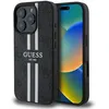 Image de Coque pour iPhone 16 Pro Max - Guess Hardcase 4G Rayures Imprimées MagSafe (GUHMP16XP4RPSK) - Noir