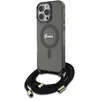 Image de Coque - Guess - Crossbody Cord 4G Print - iPhone 16 Pro Max 69 - Noir - Protection optimale