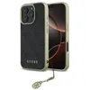 Image de Coque pour iPhone 16 Pro Max - Guess Hardcase 4G Charms Collection (GUHCP16XGF4GGR) - Noir