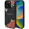 Image de Coque Guess Hardcase 4G Flower Print MagSafe pour iPhone 16 Pro - Black
