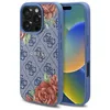 Image de Guess 4G Flower Printed Hardcase with MagSafe for iPhone 16 Pro 6.3 Blue - GUHMP16LP4ROPEMCB