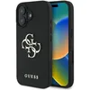 Image de Coque pour iPhone 16 Pro - Guess - Grand Logo 4G - Éco-cuir - Rigide - Noir