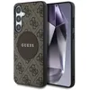 Image de Coque Guess 4G Circle Classic Logo MagSafe pour Samsung Galaxy S25 - Brown