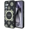 Image de Coque Guess IML Peony On 4G Background MagSafe pour Samsung Galaxy S25 - Black