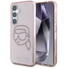 Image de Coque téléphone - KARL LAGERFELD - Samsung Galaxy S25 - Rose - Logo avec strass - Protection anti-rayures