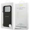Image de Guess Grained Ring Case with MagSafe for iPhone 17 Pro Max 6.9 Black - GUHMP17XPGHSMMK