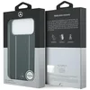 Image de Coque MagSafe - MERCEDES - MEHMP17X25RPSLKH - Cuir Noir - Compatible iPhone 17 Pro Max - Design Sportif